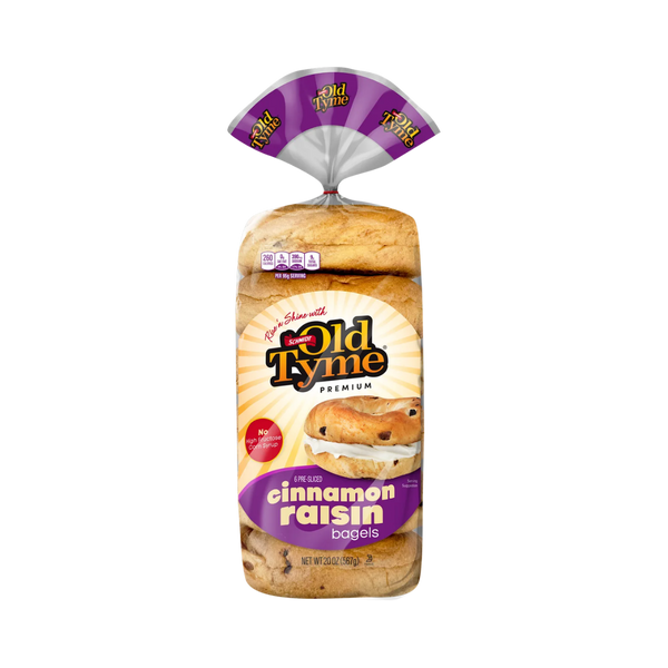 Old Tyme Premium Cinnamon Raisin Bagels