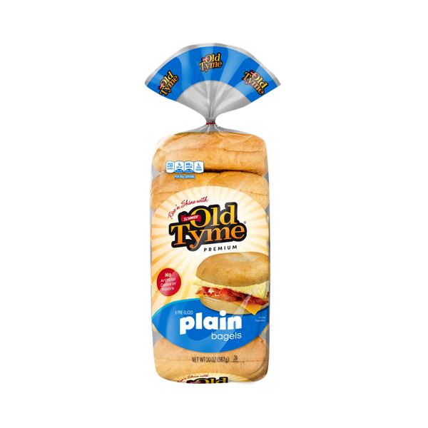 Old Tyme Premium Plain Bagels