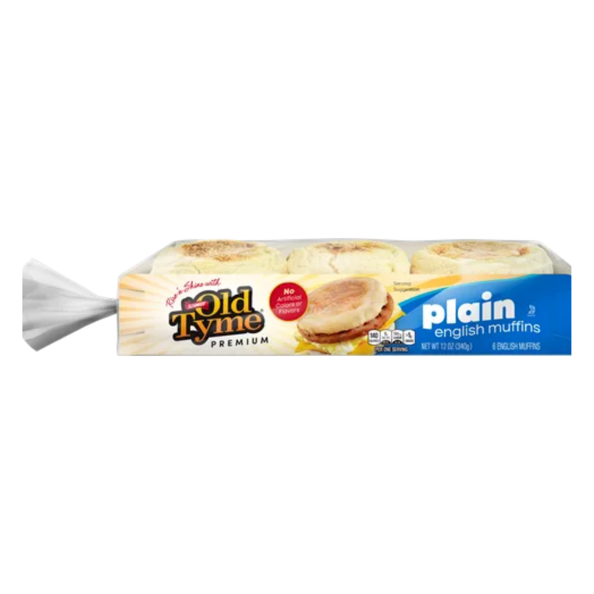 Old Tyme Premium Plain English Muffins