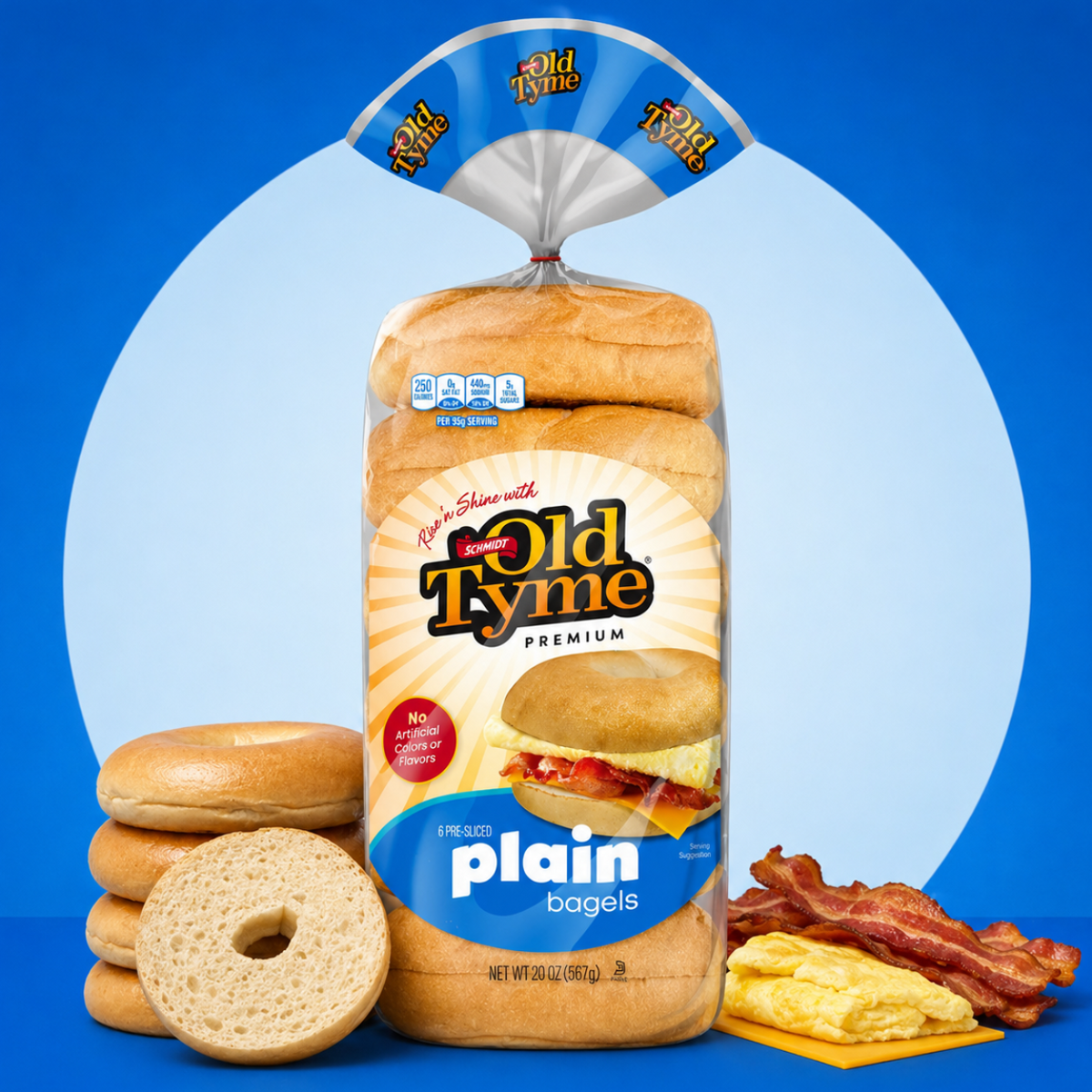 Old Tyme Premium Plain Bagels