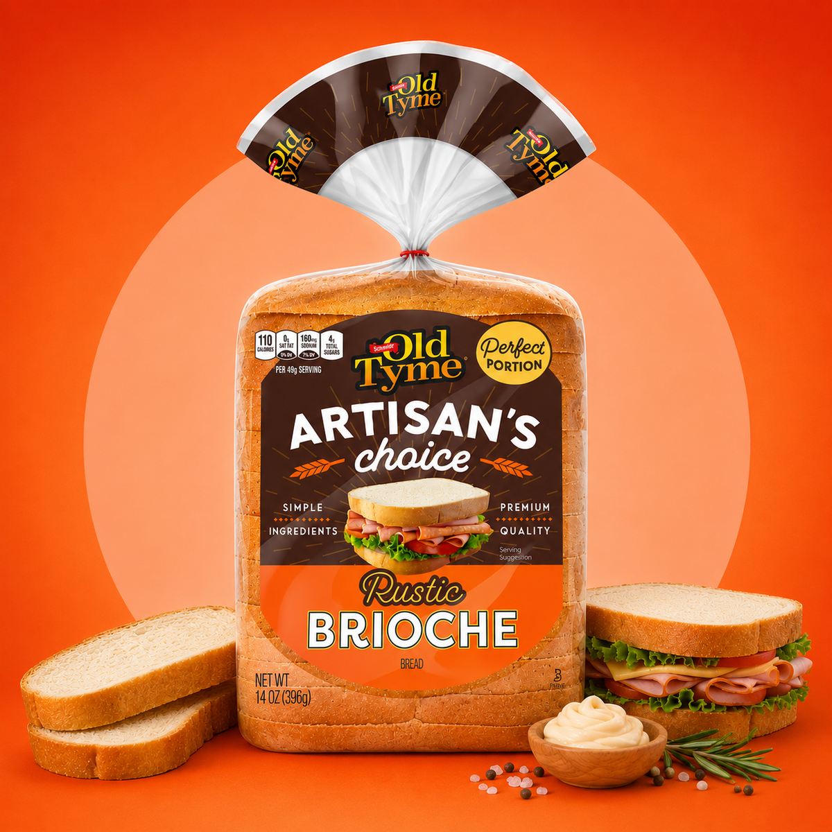 Artisan’s Choice Rustic Brioche Bread