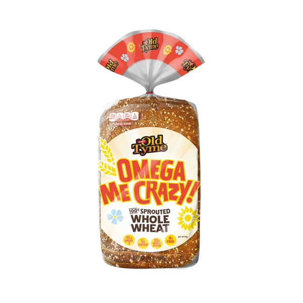Omega Me Crazy! 100% Sprouted Whole Wheat