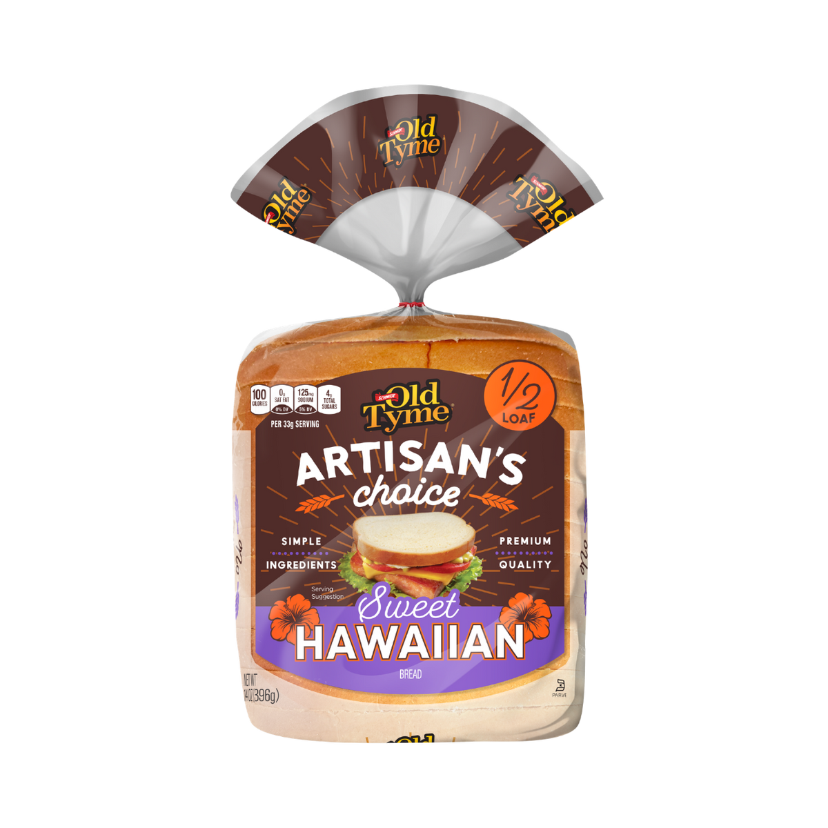 Sweet Hawaiian Bread – Half Loaf